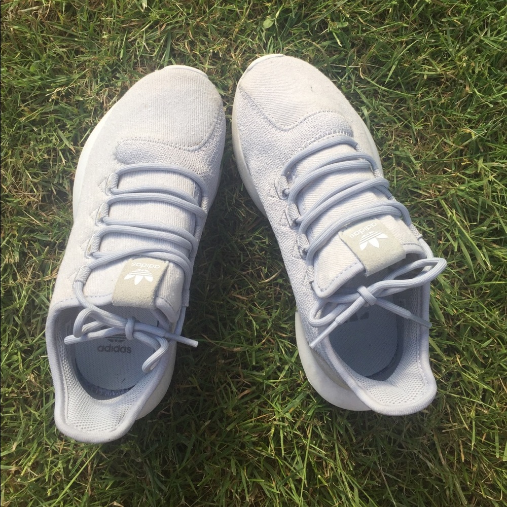 Grey Tubular Adidas Shoes